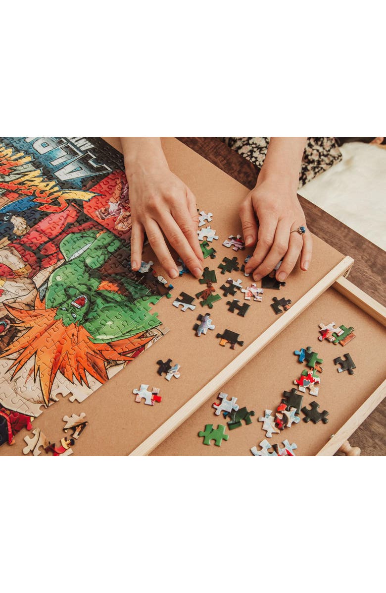 Toynk Street Fighter Collage 1000 Piece Jigsaw Puzzle, Alternate, color, Multi-Color