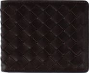 Trafalgar Lazzaro Lattice Weave Leather Bi-Fold Wallet