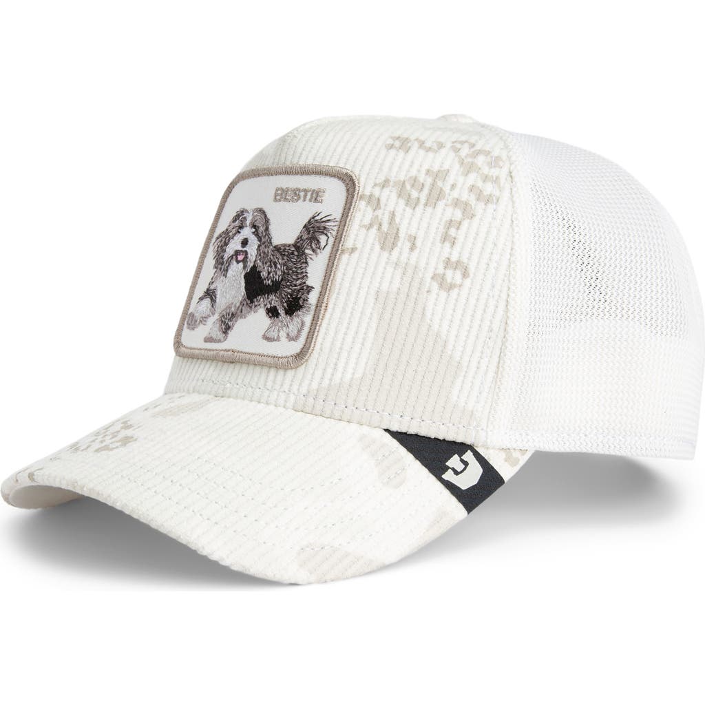 Goorin Bros . Bestie Camo Embroidered Patch Trucker Hat In Neutral