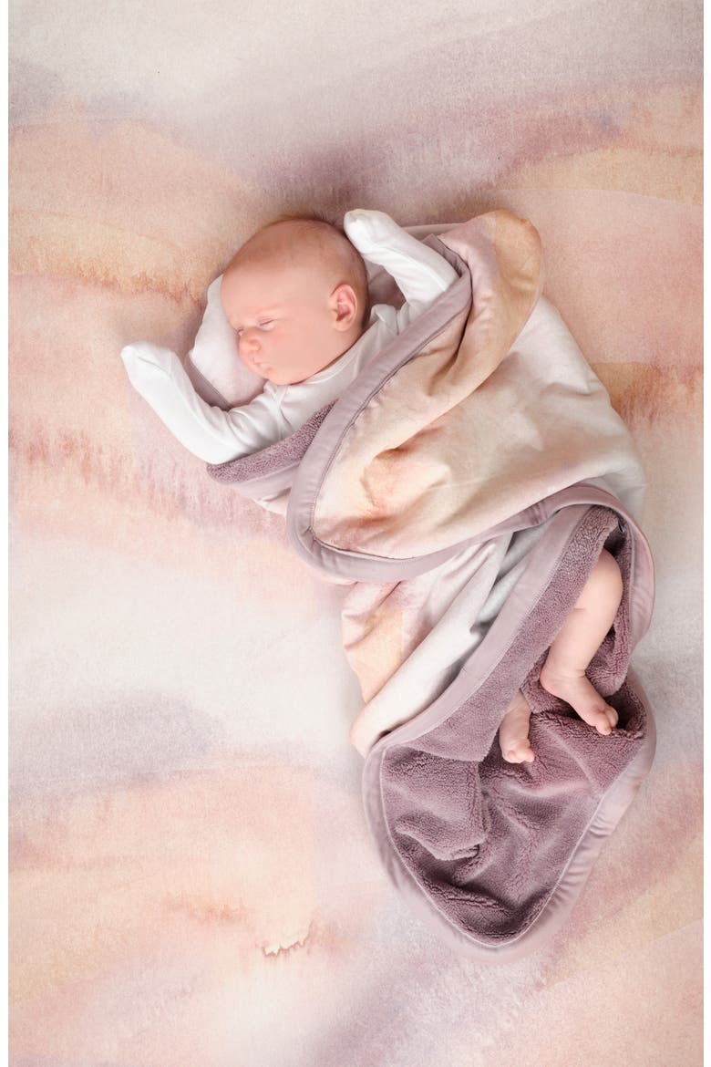Sandstone Jersey Crib Sheet, Alternate, color, LAVENDER