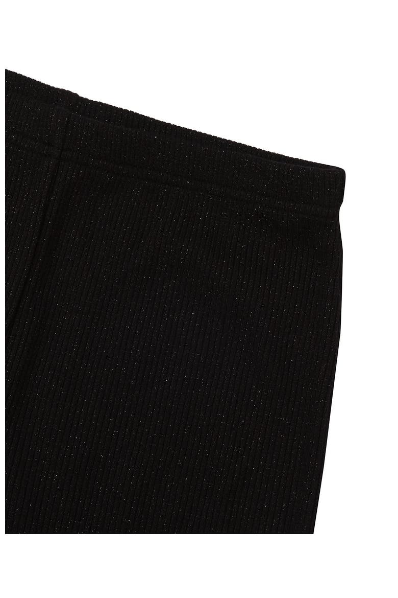 Girls Wide Leg Sparkly Pants, Alternate, color, Black