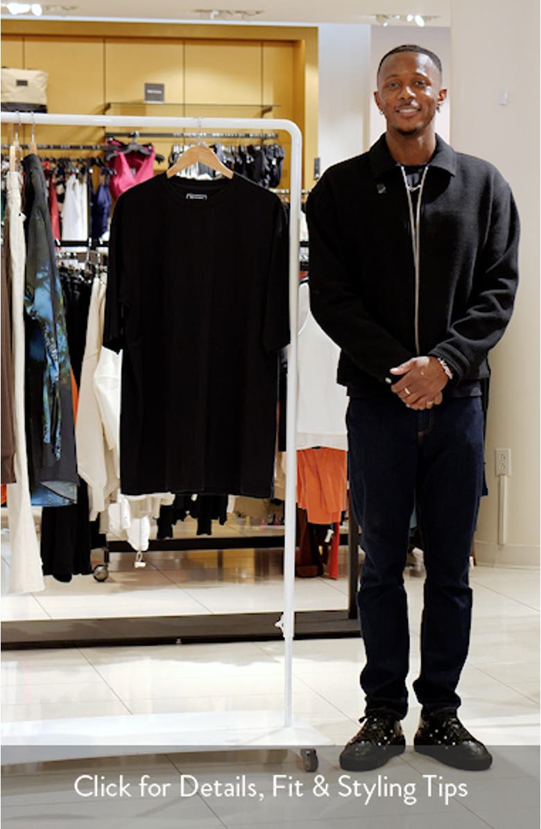 Boxy Cotton Jersey T-Shirt, sales video thumbnail