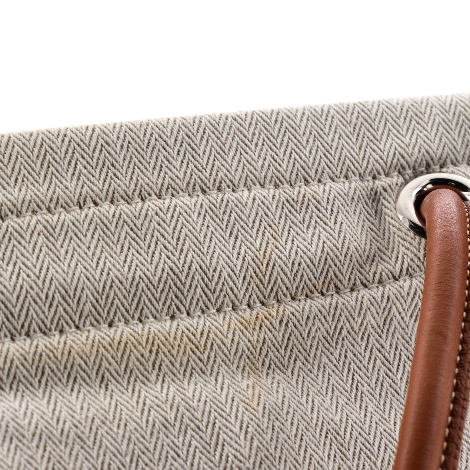 Pre-Owned Hermes Aline Bag Toile MM, Alternate, color, Ecru