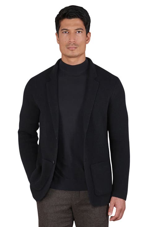 Midweight Lambswool Knitted Blazer