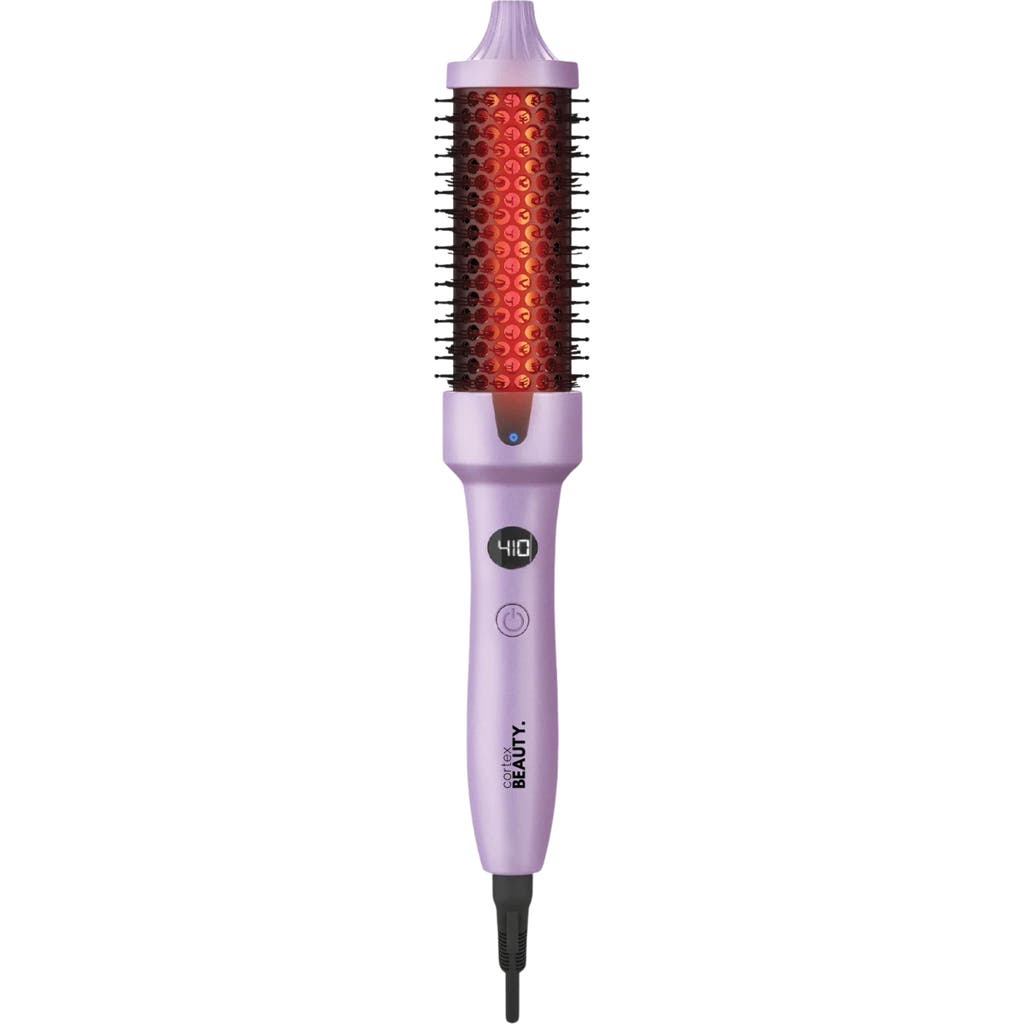 Cortex Beauty 1.5-inch Digital Infrared & Ionic Thermal Styling Brush In Purple
