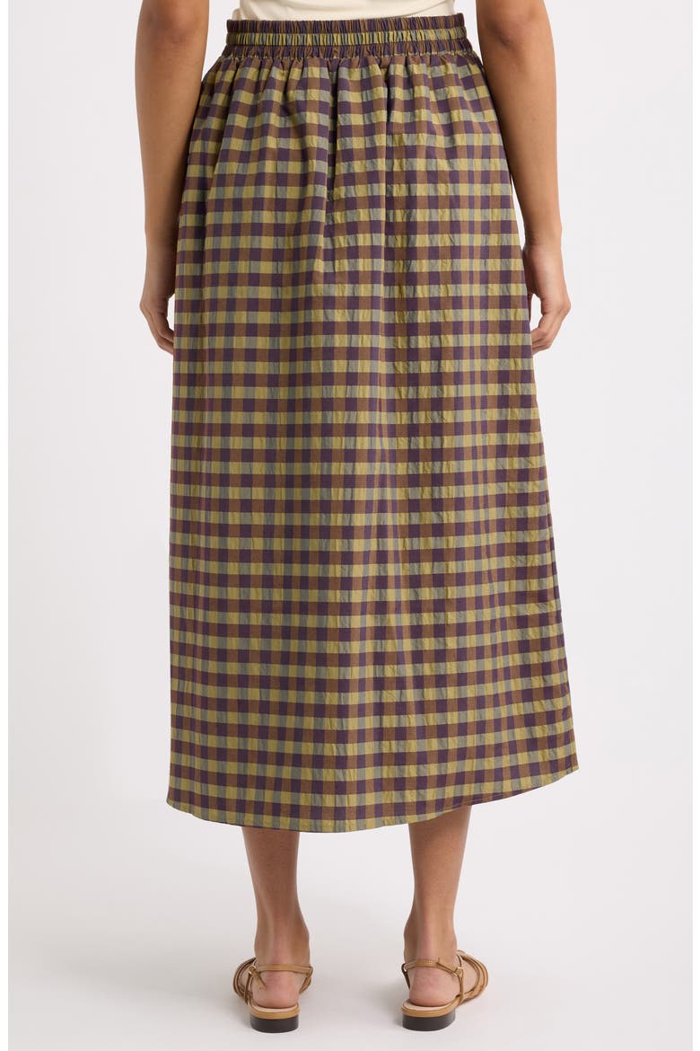 Dax Check Midi Skirt, Alternate, color, TAPENADE CHECK
