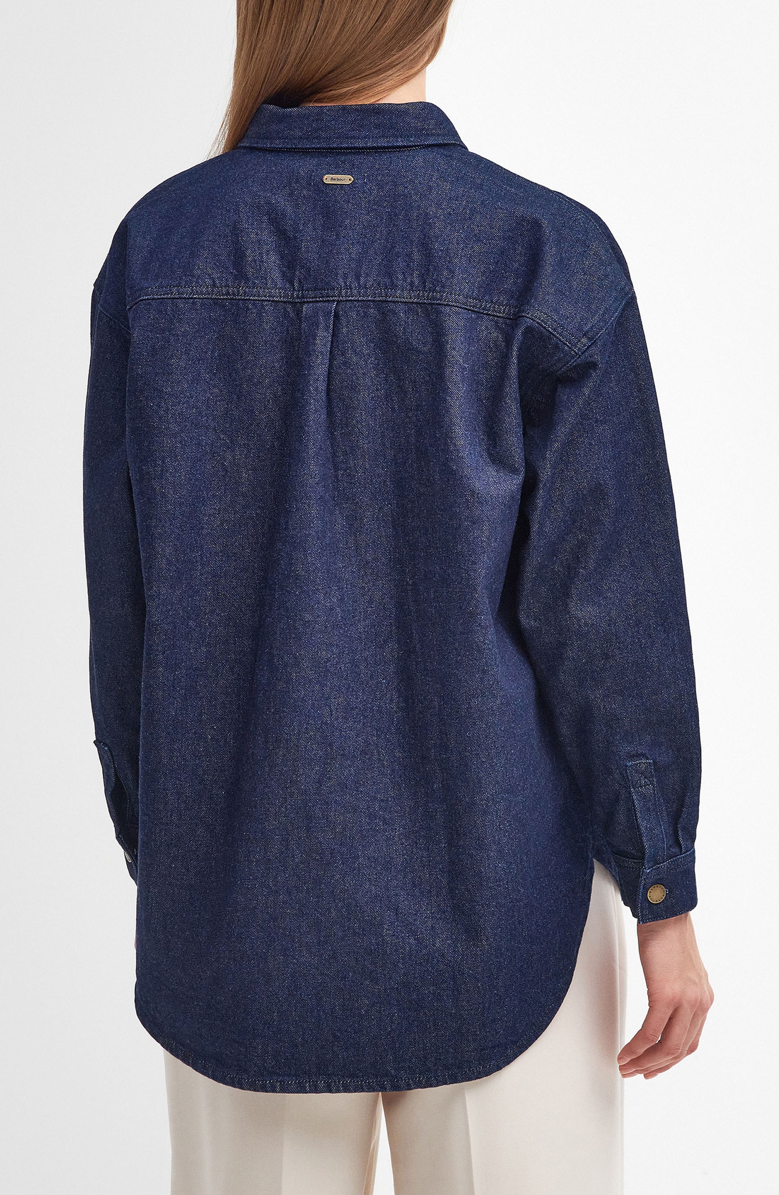 Cassie Oversize Denim Shirt - image 2