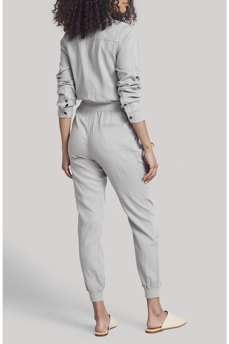 Arlie Day Long Sleeve Jumpsuit, Alternate, color, STONE