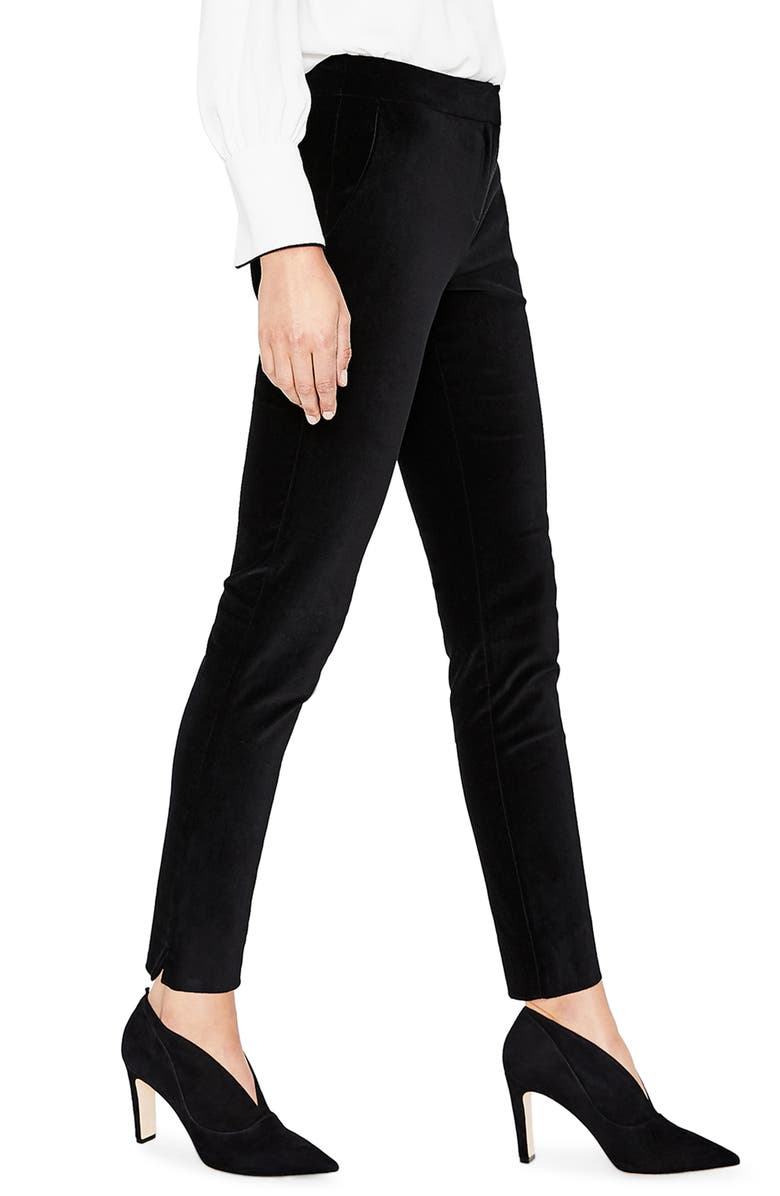 Boden Slim Stretch Cotton Velvet Pants, Alternate, color,