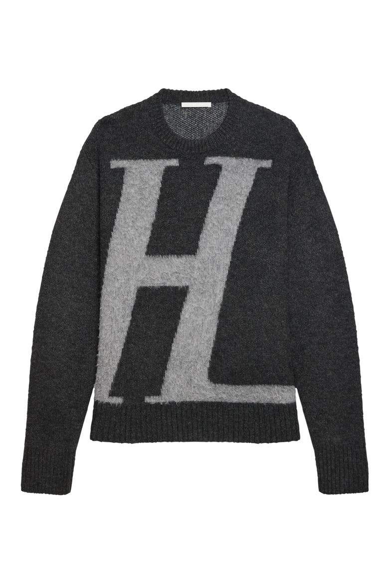 Logo Sweater, Alternate, color, GRAPHITE