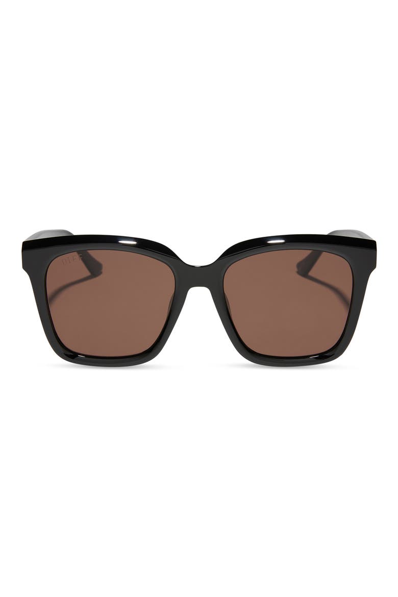 54mm Blythe Cat Eye Sunglasses, Main, color, BLACK BROWN