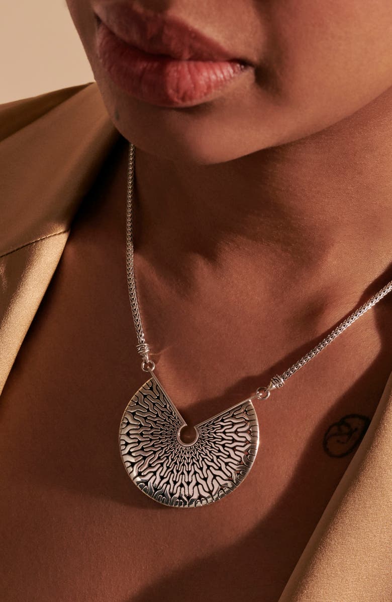 John Hardy Classic Chain Radial Statement Necklace, Alternate, color, 