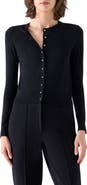Akris punto Merino Wool Cardigan