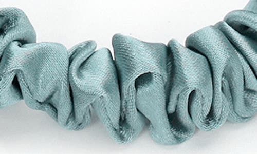 Blissy 3-pack Skinny Silk Scrunchies In Mint