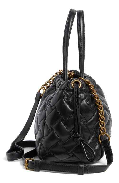 Kurt Geiger London Small Kensington Leather Drawstring Tote