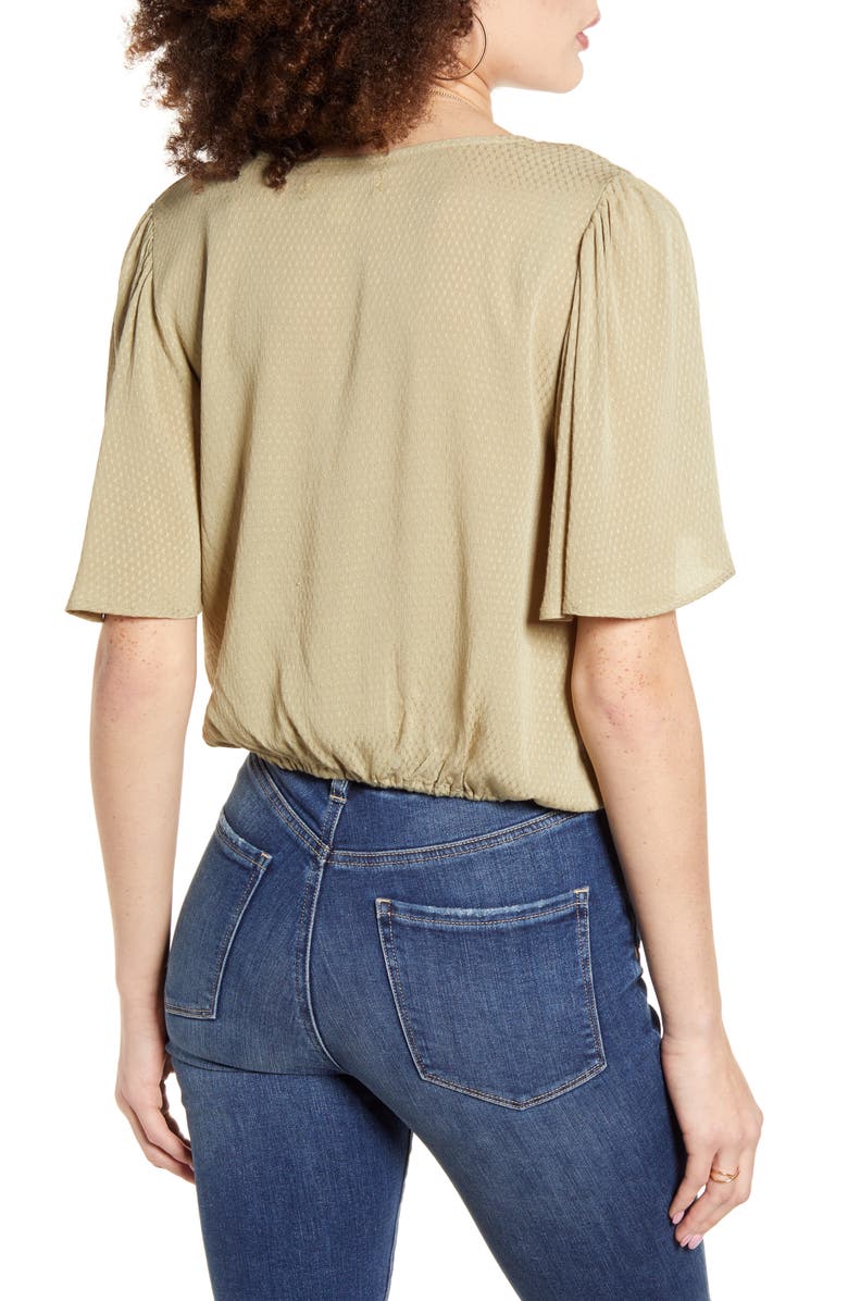 Band of Gypsies Toulon Ruched Top, Alternate, color,