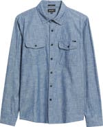 AG Miller Cotton Chambray Button-Up Shirt