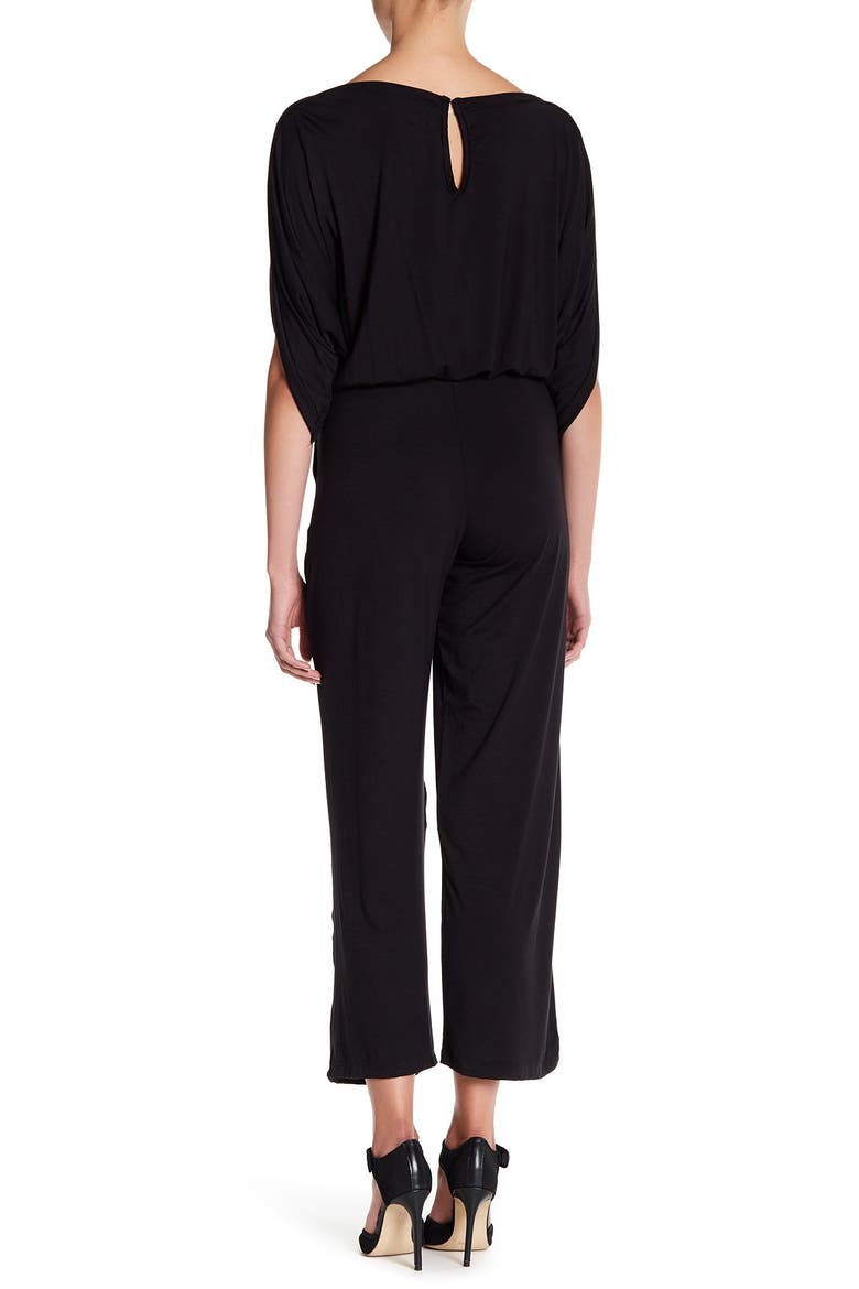 Raglan Sleeve Jumpsuit, Alternate, color, black