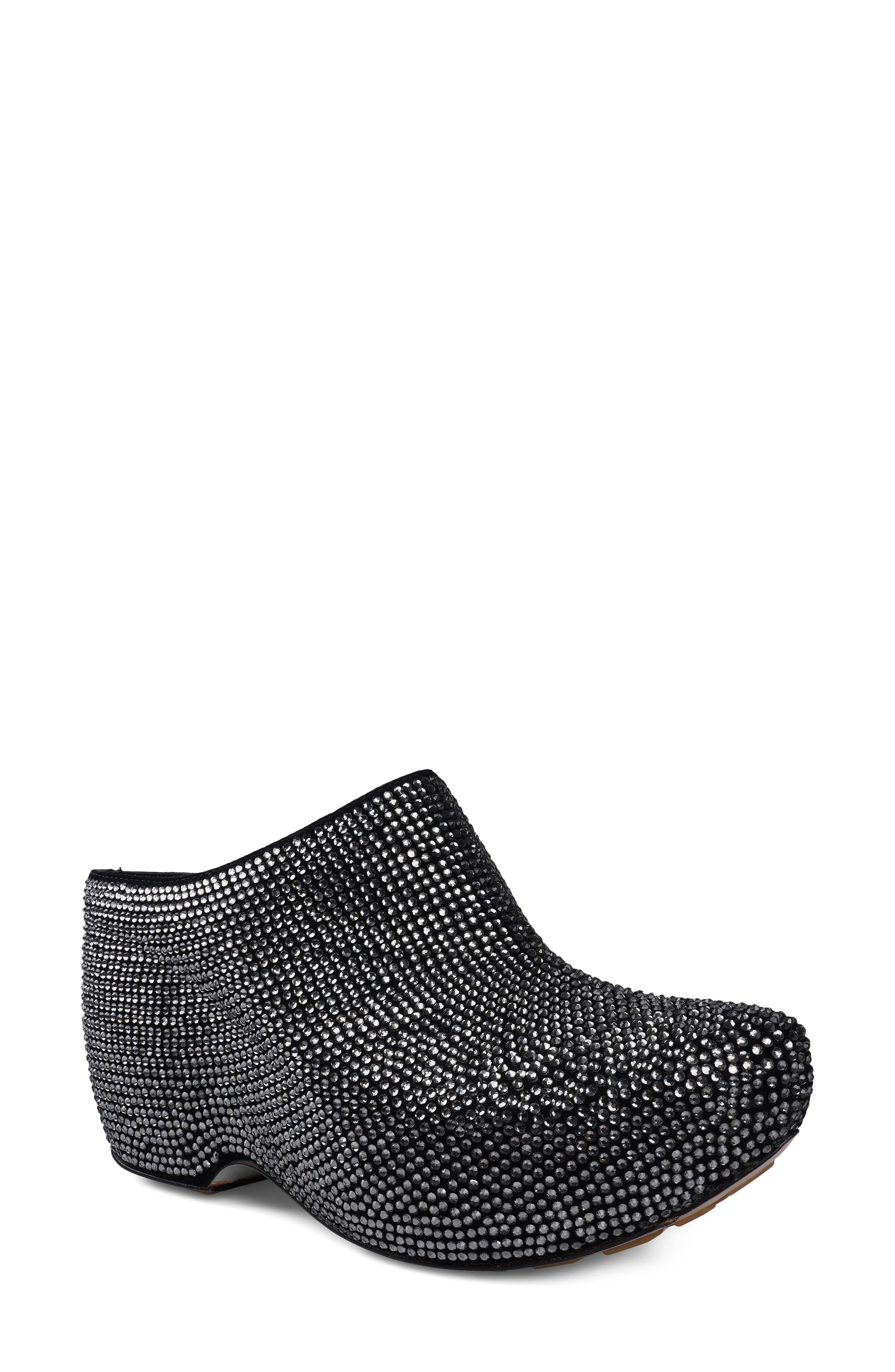 ZIGI Ziska Embellished Clog, Main, color, Black Suede