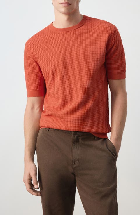 Waffle Knit T-Shirt
