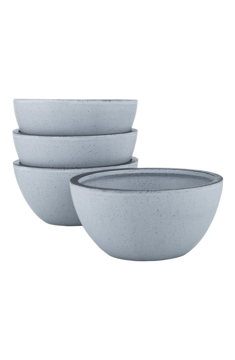 Stone Lain Tina Stoneware 4-Piece Bowl Set, Alternate, color, Blue And Gray