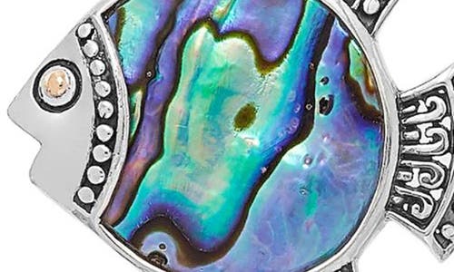 Samuel B. Abalone Fish Pendant
