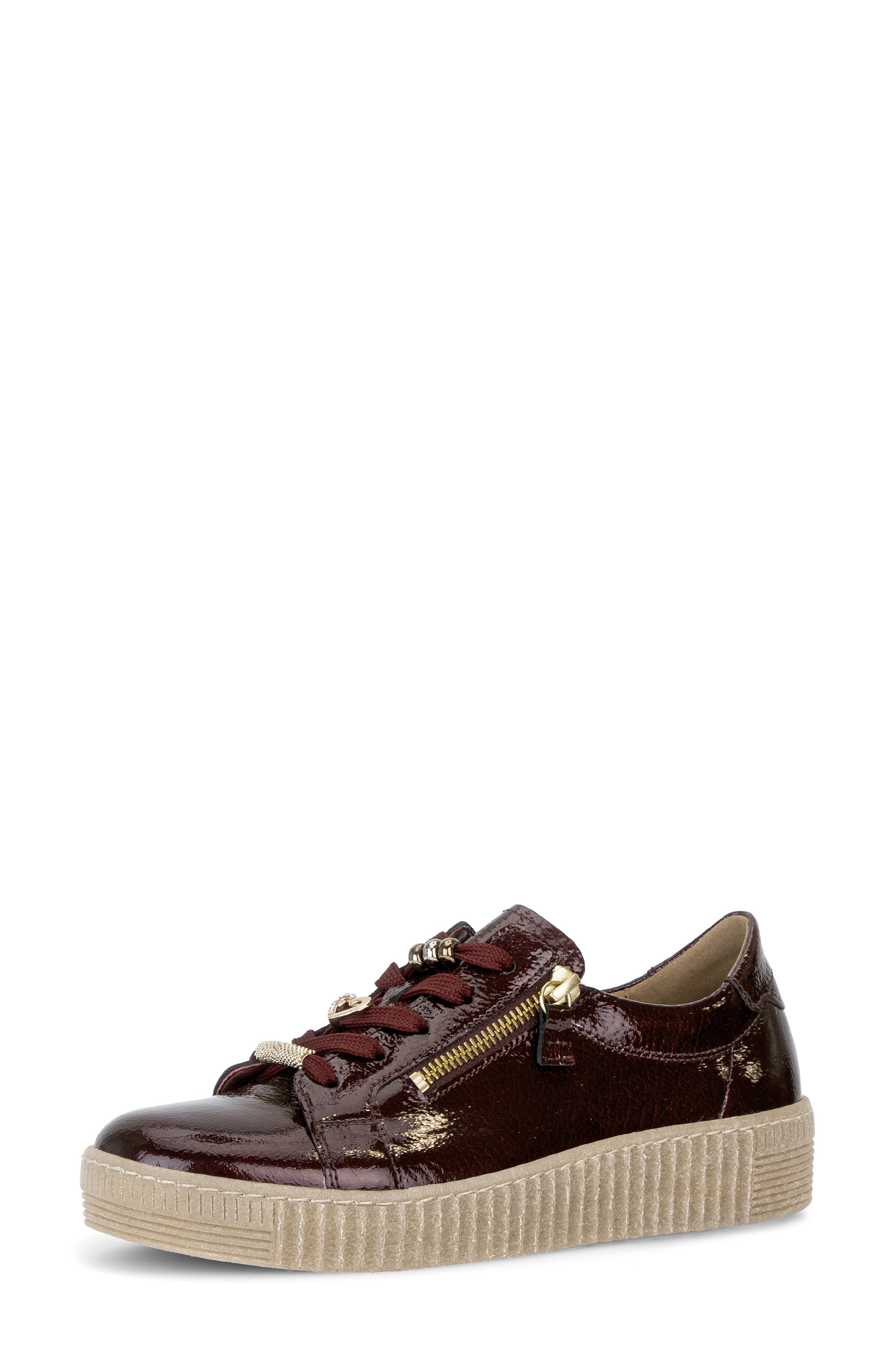 Collette Leather Sneaker, Main, color, MULBERRY