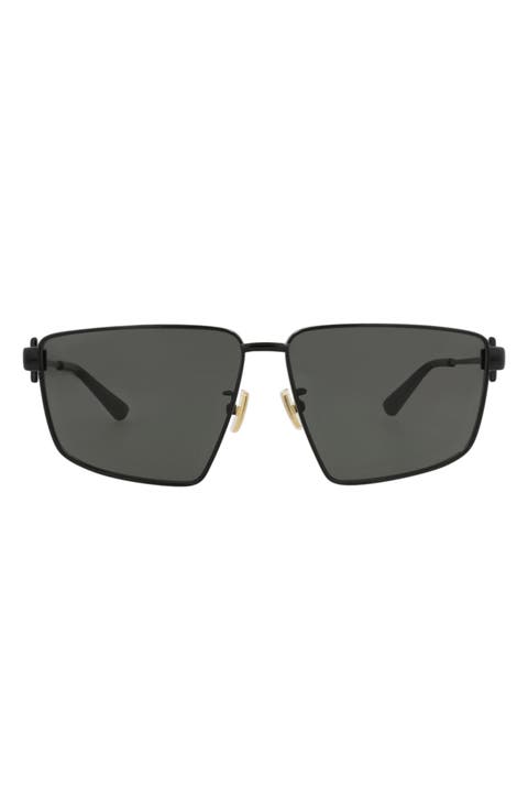 61mm Square Sunglasses