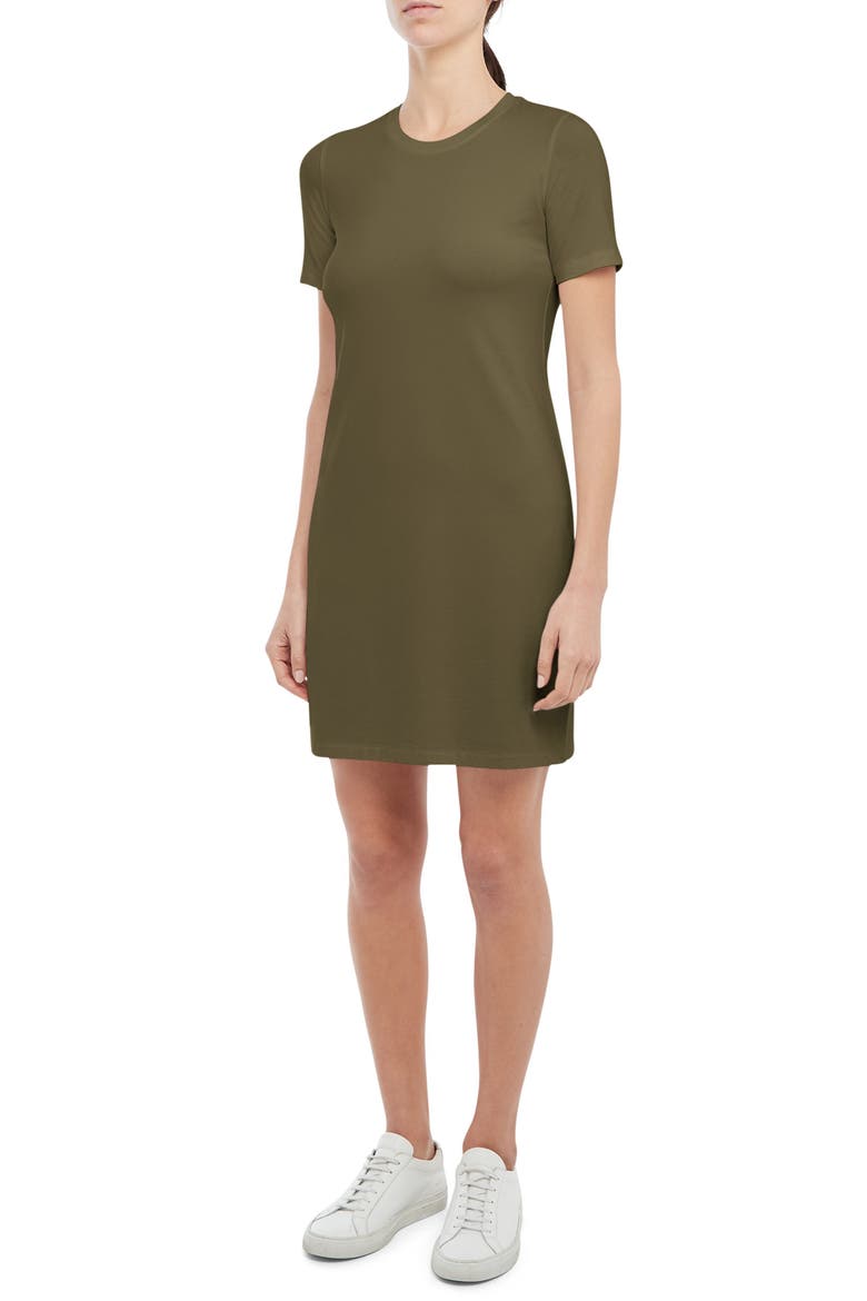 Rubric Crewneck Pima Cotton & Modal Blend T-Shirt Dress, Alternate, color, BONSAI