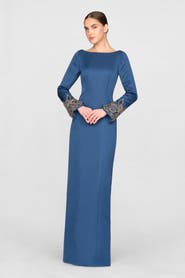 Theia Thea Duchess Satin Gown