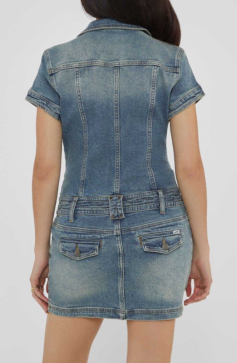 GUESS Denim Minidress, Alternate, color,