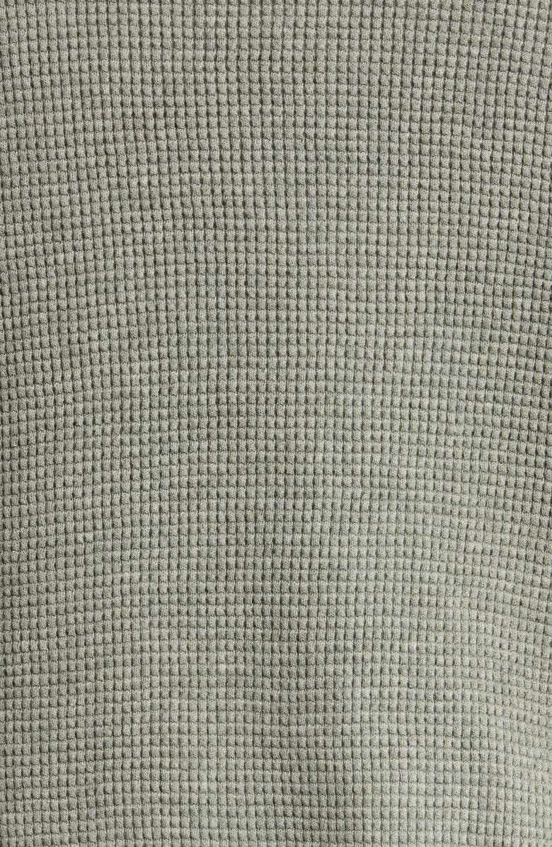 Fear of God Essentials Signature '90s Waffle Knit Sweatshirt, Alternate, color, Concrete Heather