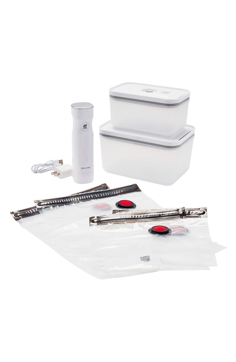 ZWILLING Fresh & Save 7-Piece Plastic Vacuum Food Storage System, Main, color, 