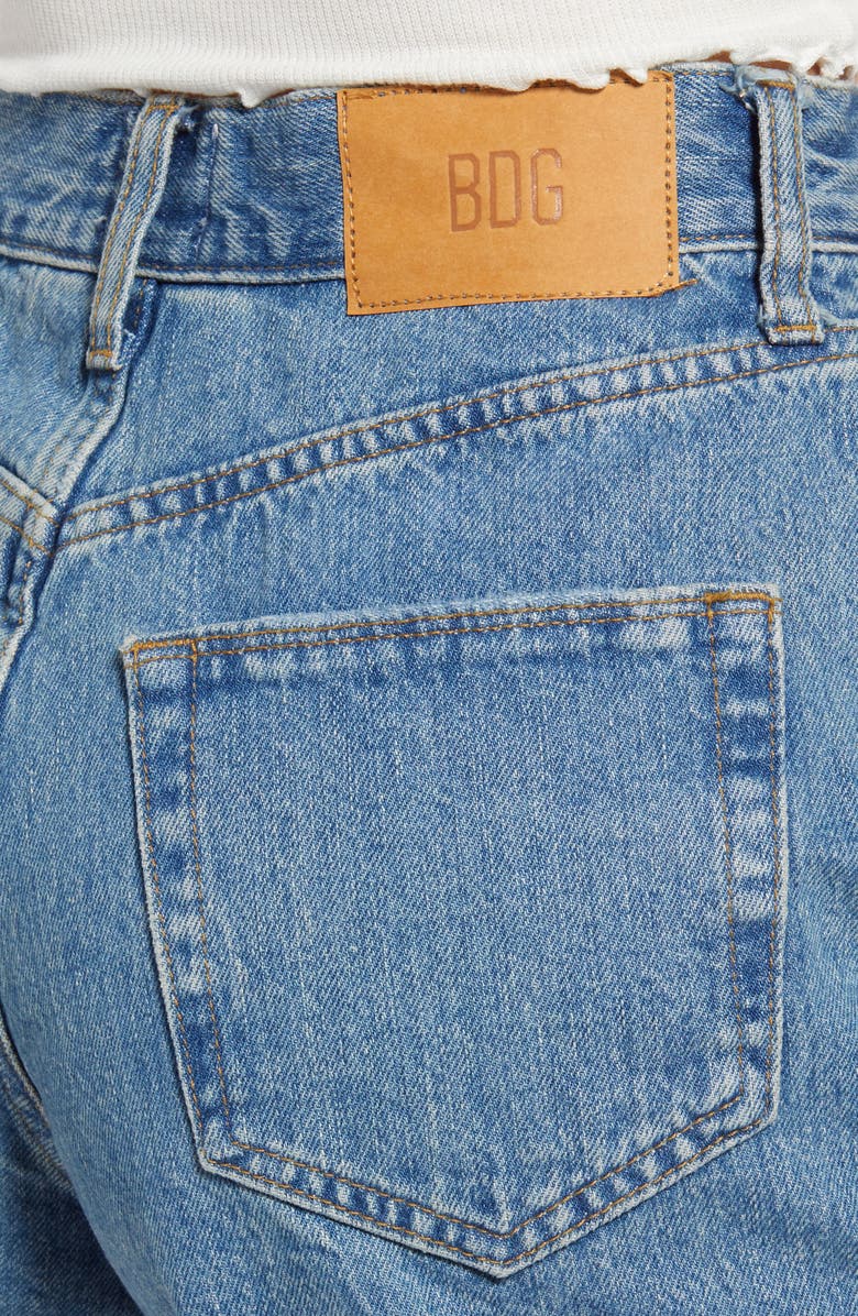 BDG Urban Outfitters Roll Hem Mom Shorts, Alternate, color,