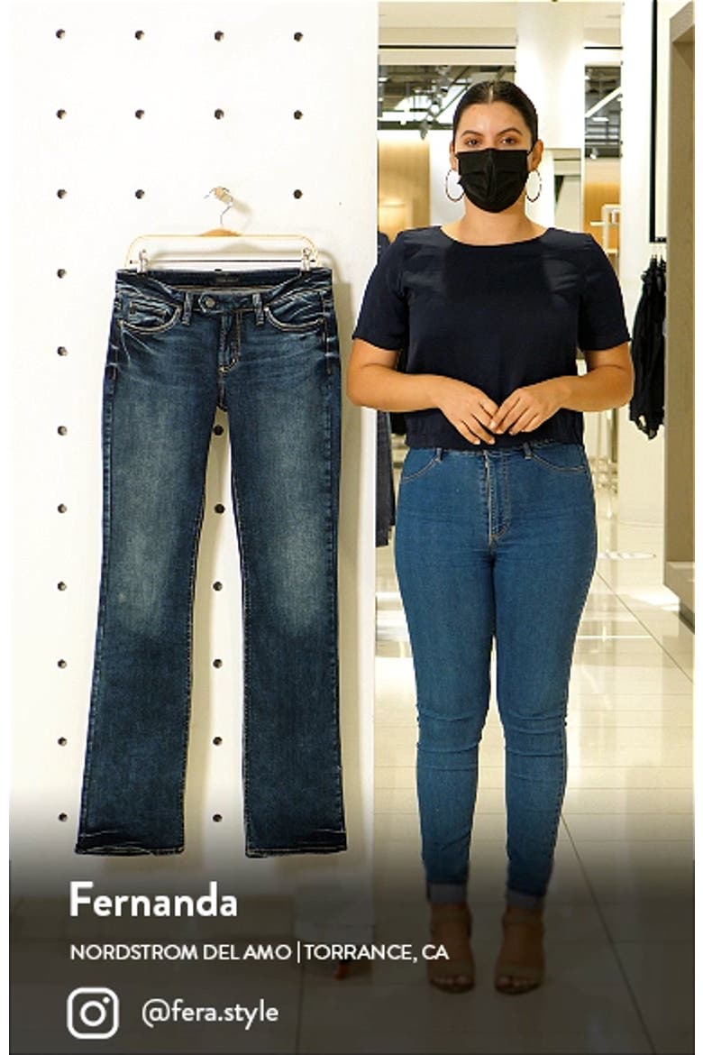 Tuesday Low Rise Slim Bootcut Jeans video
