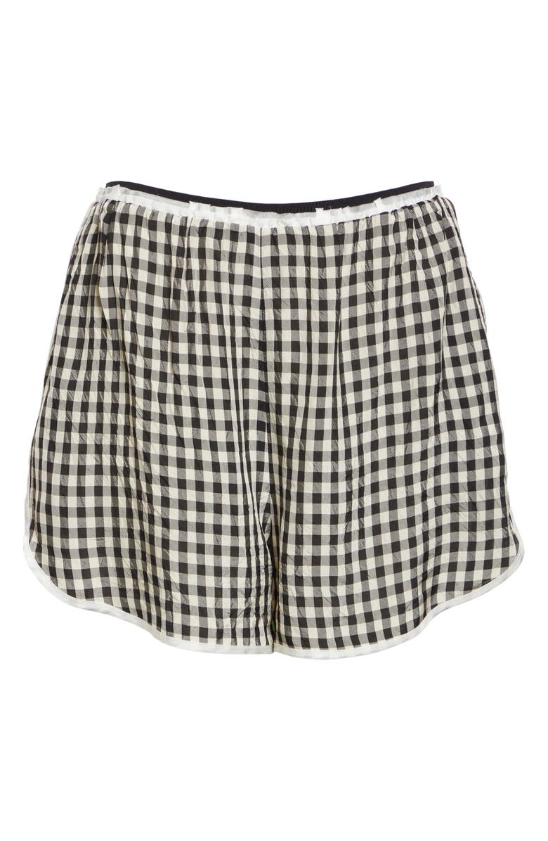 NACKIYÈ Short but Sweet Gingham Check Olympic Shorts, Alternate, color,