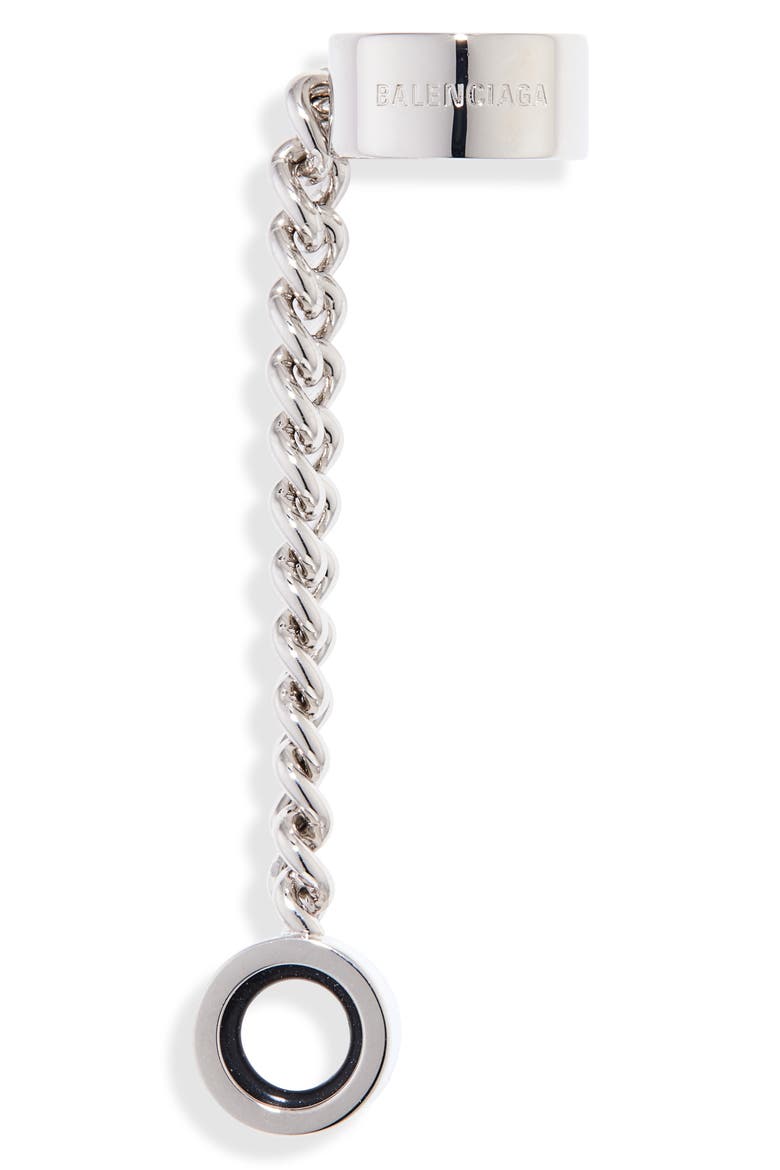Bluetooth® Earbud Linear Drop Ear Cuffs, Alternate, color, 926 SHINY SILVER