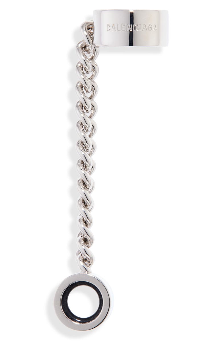 Balenciaga Bluetooth<sup>®</sup> Earbud Linear Drop Ear Cuffs, Alternate, color, 