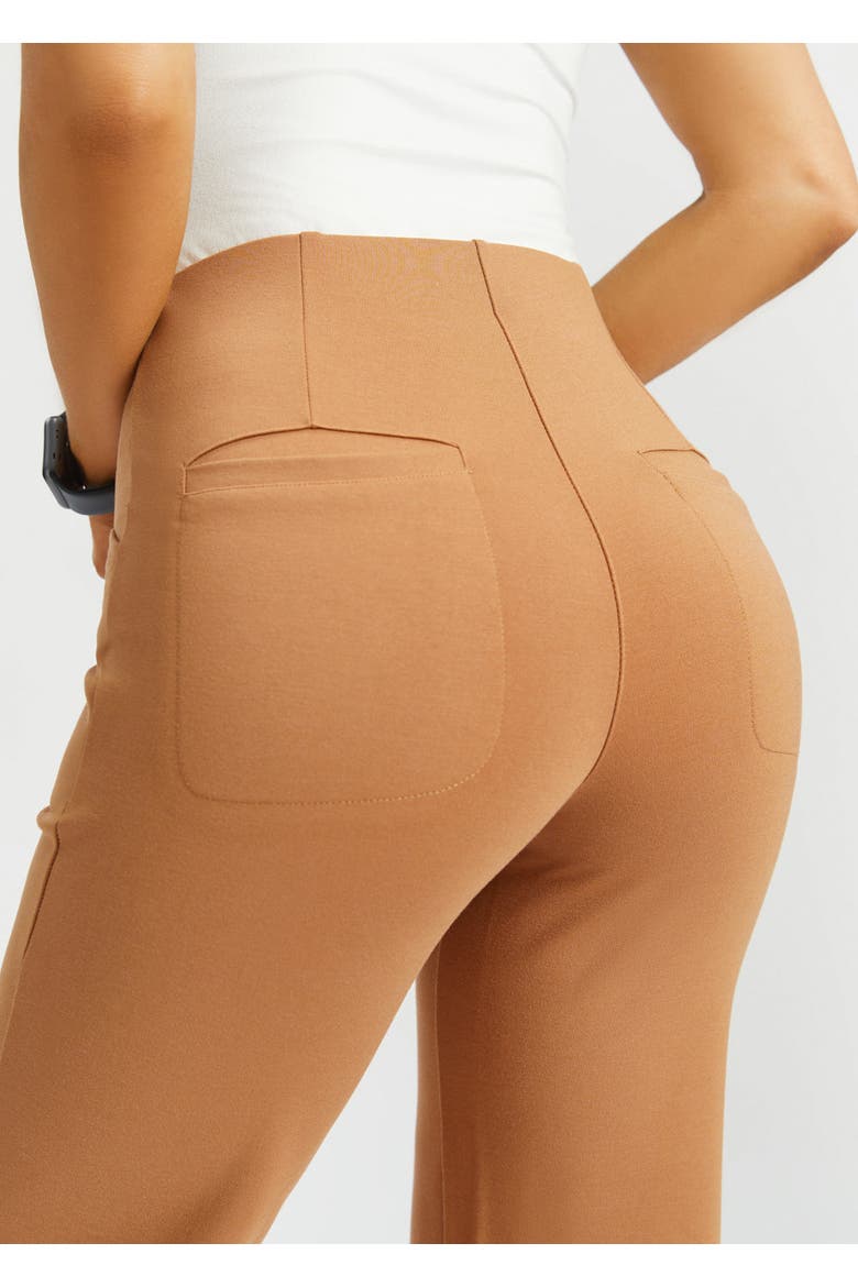 Atlantic DPYP Dress Pant Yoga Pants Wide Leg, Alternate, color, Sandalwood