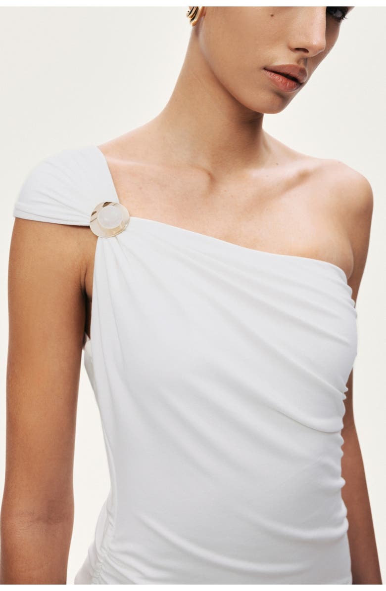 Nocturne One-Shoulder Contrast Maxi Dress, Alternate, color, Multi-Colored