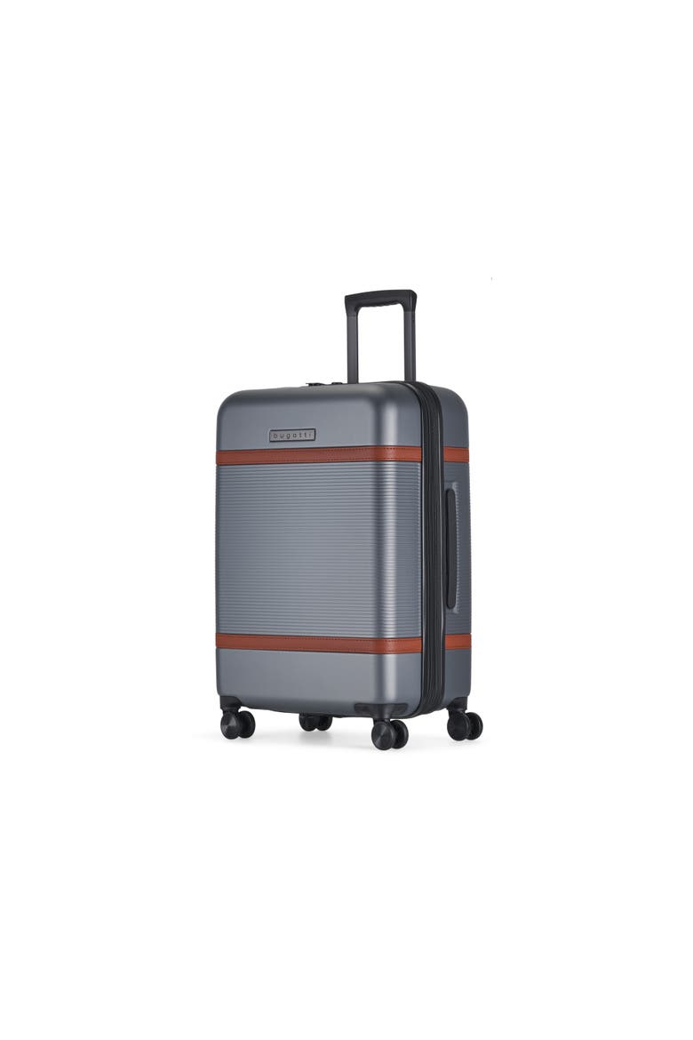Wellington Hardside Medium Luggage with TSA Lock, Alternate, color, Pewter