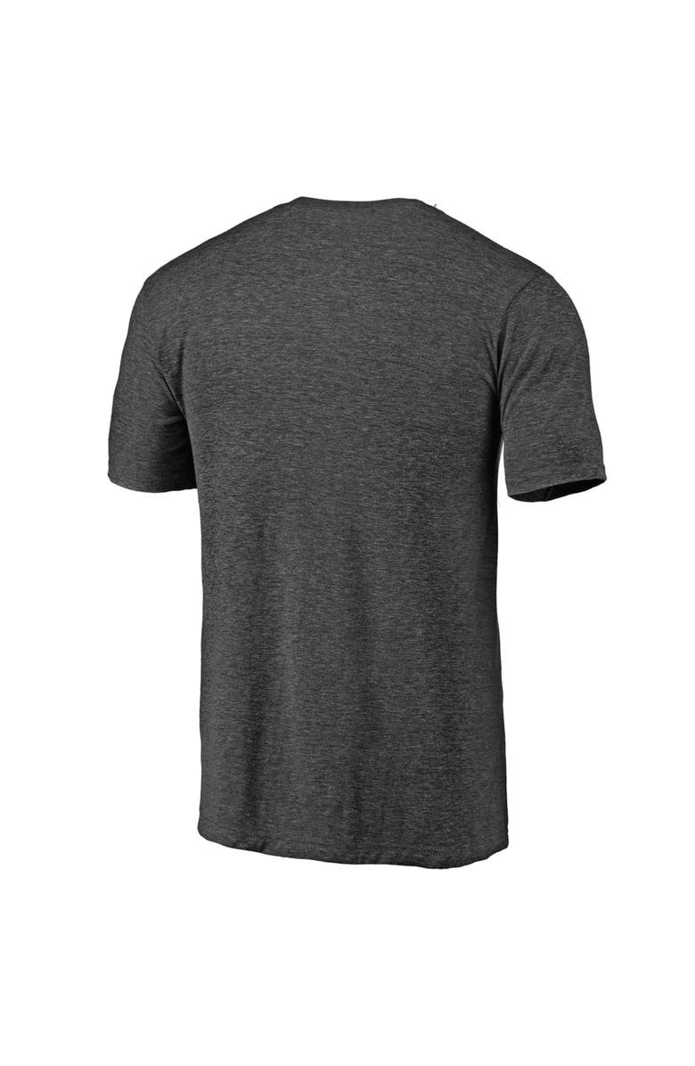 FANATICS Men's Fanatics Branded Heathered Charcoal Texas Longhorns Classic Primary Tri-Blend T-Shirt, Alternate, color,