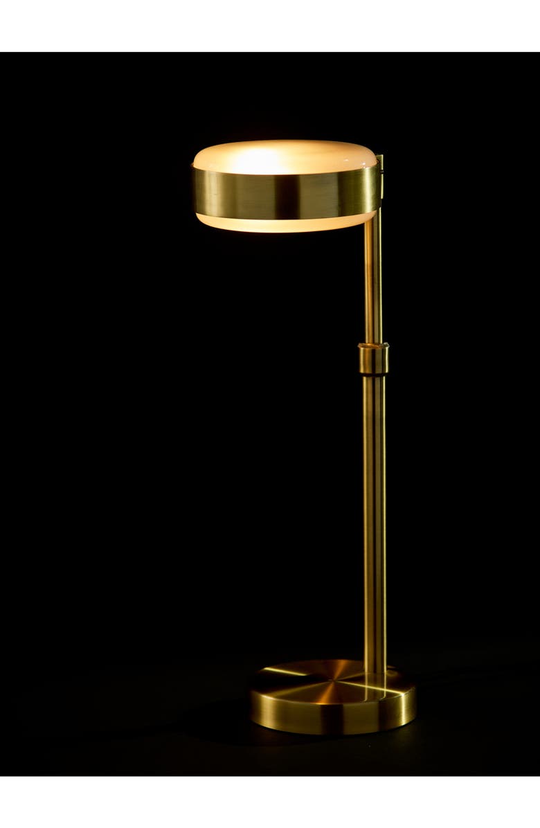 ADESSO LIGHTING Linis Table Lamp, Alternate, color, Antique Brass