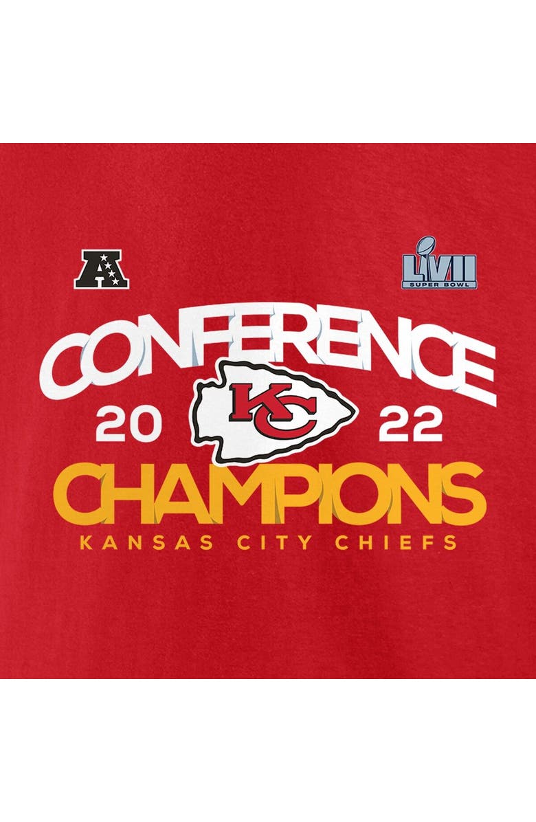 FANATICS Men's Fanatics Branded Red Kansas City Chiefs 2022 AFC Champions Shadow Cast Big & Tall T-Shirt, Alternate, color,
