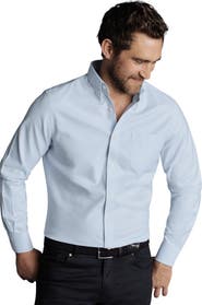 Charles Tyrwhitt Slim Fit Button-Down Collar Non-Iron Stretch Oxford Shirt