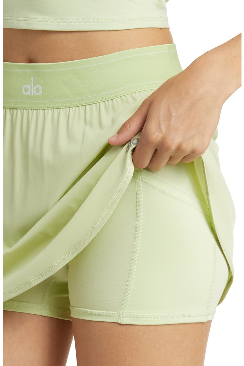 Match Point Tennis Skirt, Alternate, color, ICED GREEN TEA