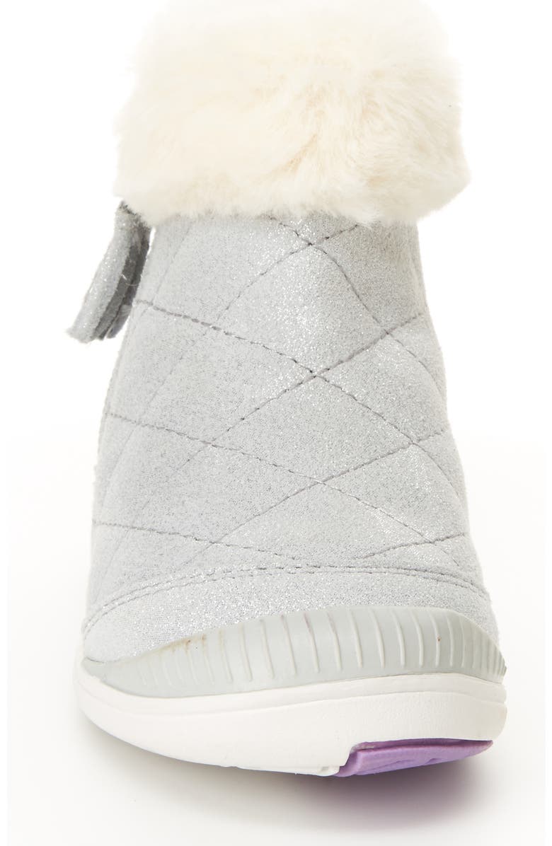 Stride Rite Chloe Faux Fur Quilted Bootie, Alternate, color,