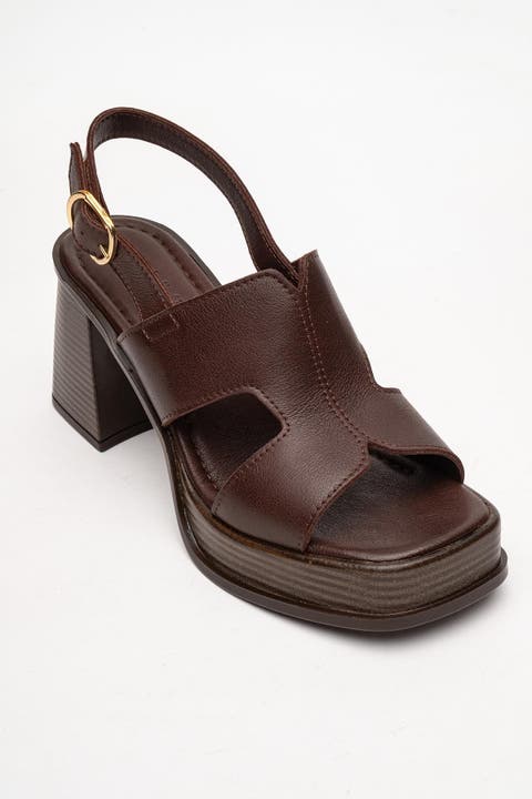 Zennia Leather Platform Sandal (Women)
