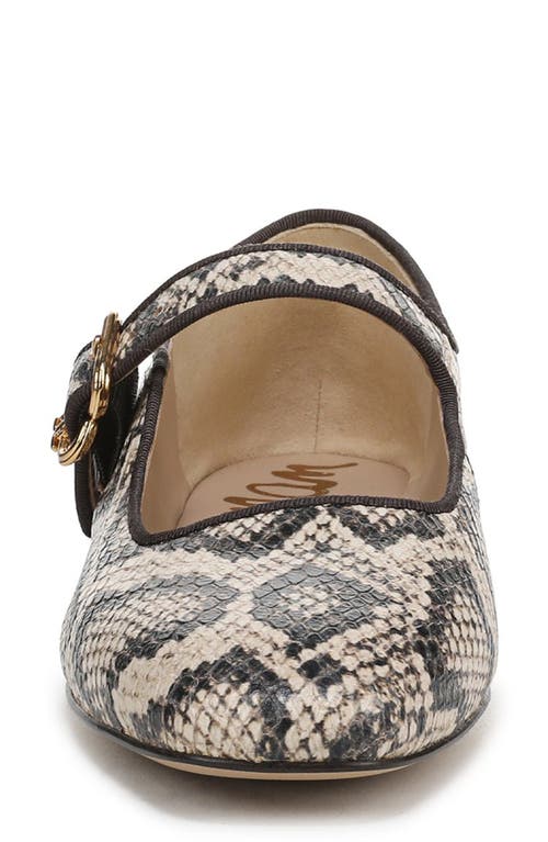Sam Edelman Michaela Mary Jane Flat In Gray