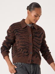 Hush Wool Blend Jacquard Shirt Jacket